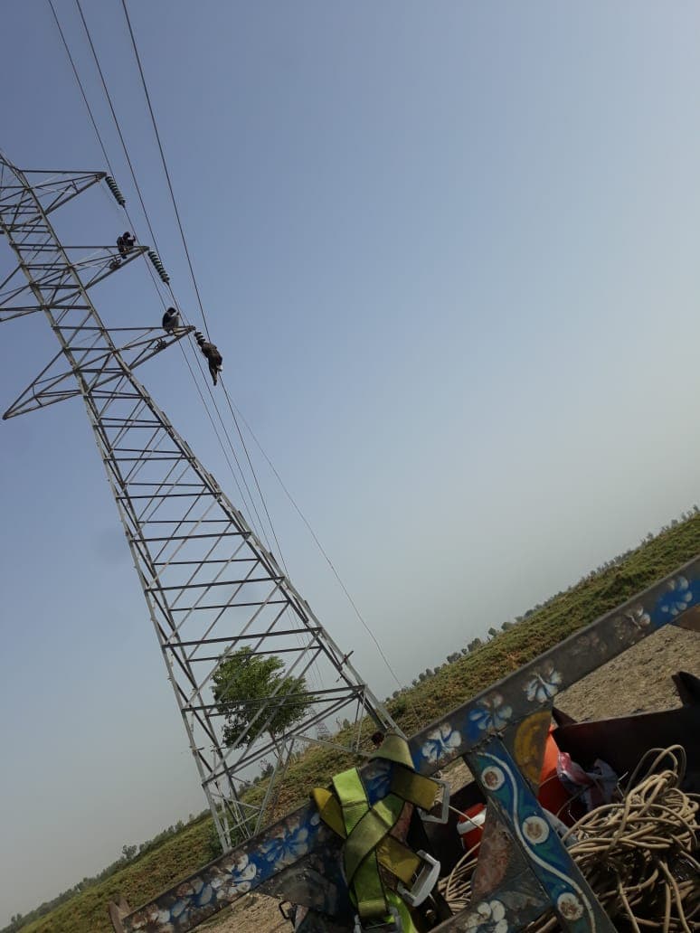 132 kv sukkur arain grid station to industrial state 25km